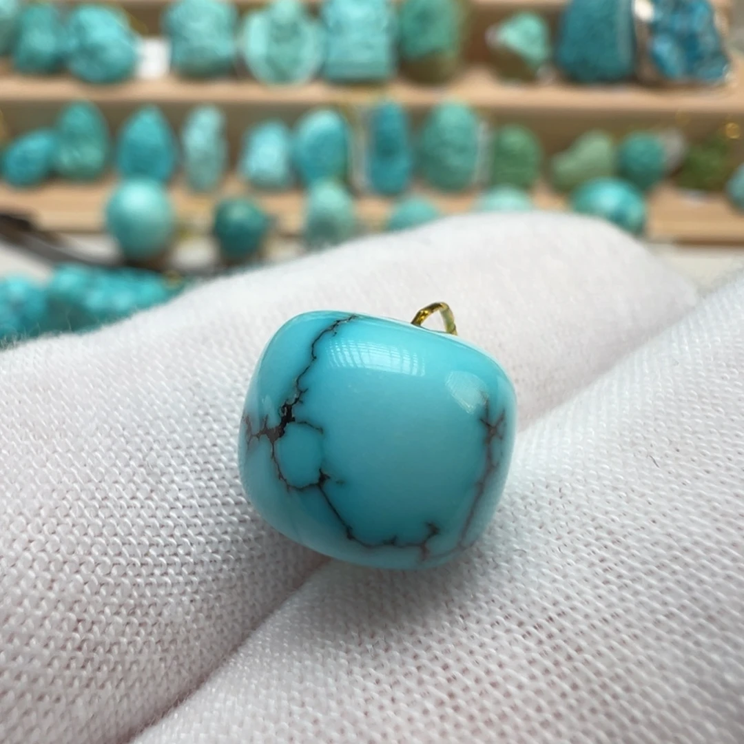 绿松石未镶嵌配饰10.5*8.9