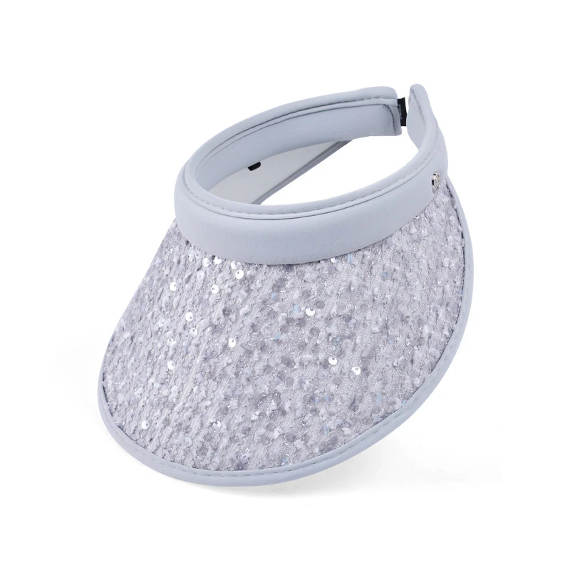 夏发箍空顶帽大檐户外防晒遮阳帽子女时尚百搭潮流显脸小太阳帽