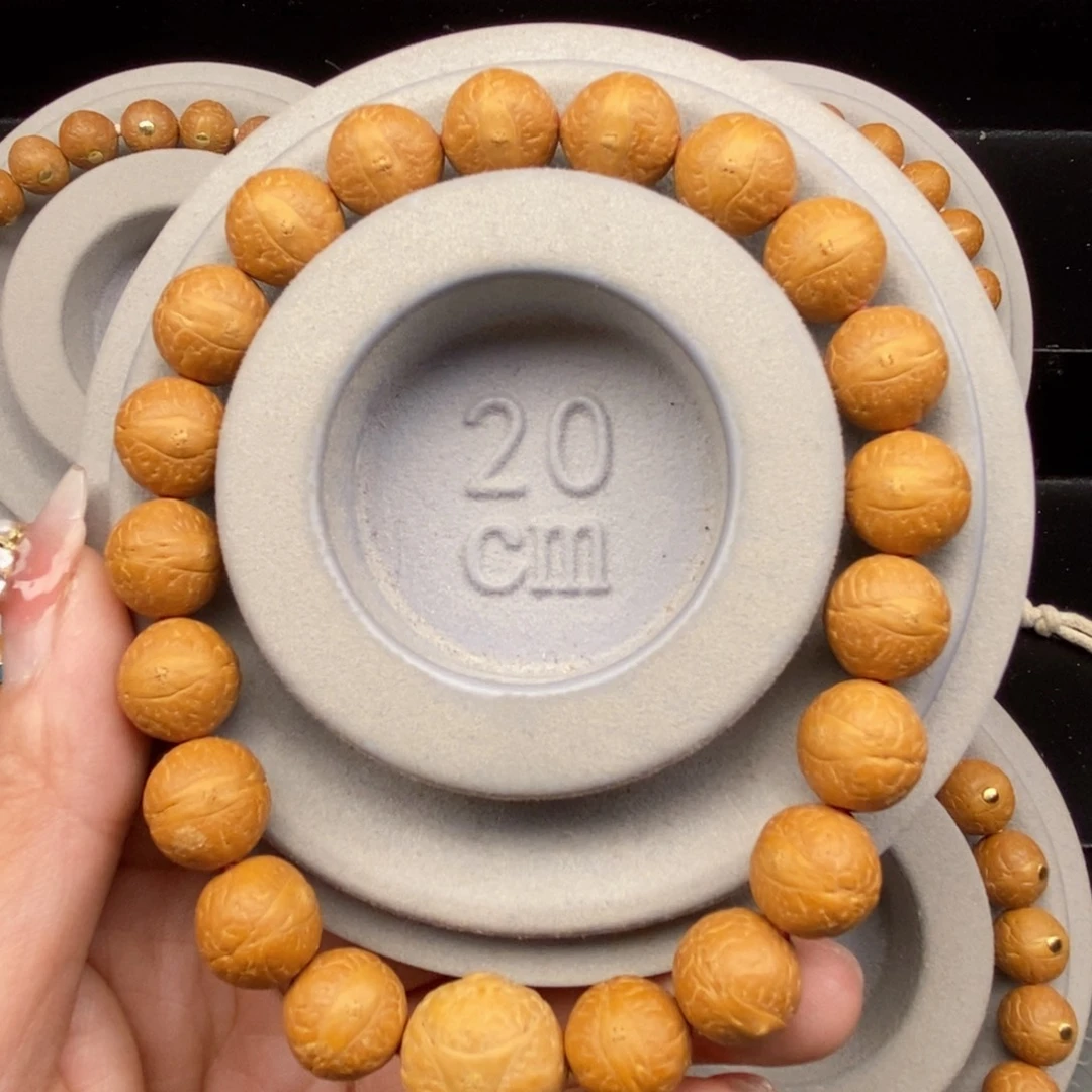 凤眼菩提手串12➕素串，25年新籽