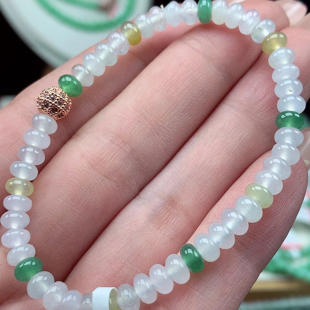 翡翠未镶嵌手链翡翠