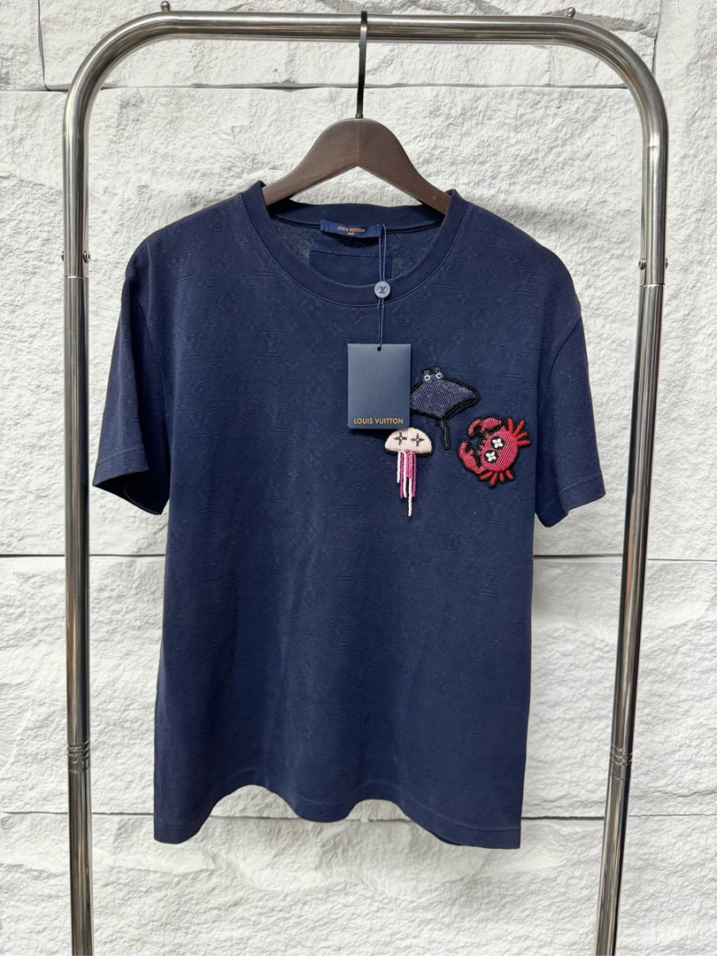 99新 LouisVuitton/路易威登 暗纹海洋串珠短袖/s/8492116