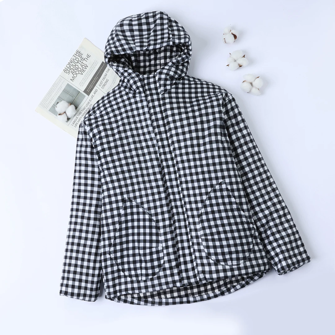 拉链连帽新疆棉花袄2025新款大码女士棉袄保暖花棉