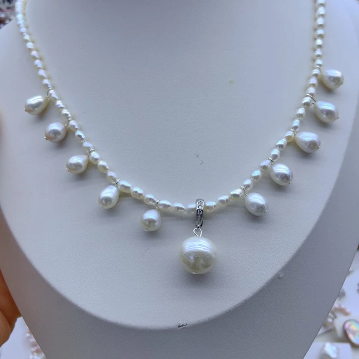 淡水珍珠颈饰未镶嵌