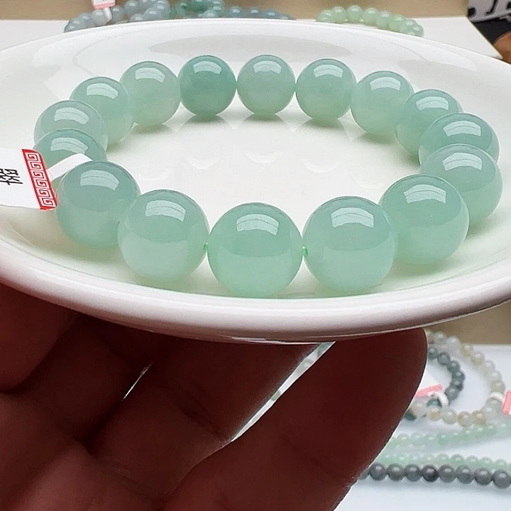 未镶嵌手链翡翠钲*天然翡翠