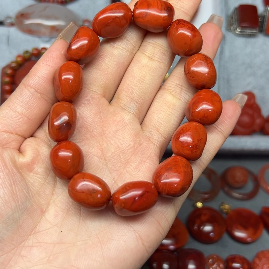 南红玛瑙未镶嵌配饰