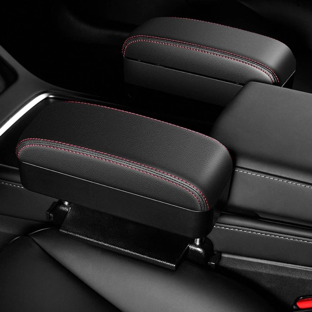 汽车座椅缝隙扶手箱置储物盒垫中控夹缝收纳盒肘托增高垫改装通用