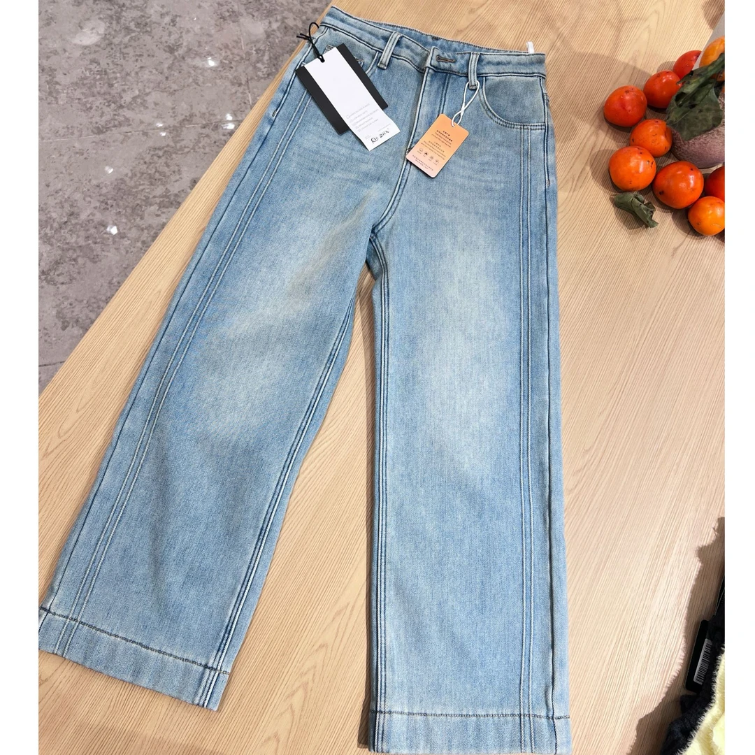 【Q-xyy服饰】冬季加绒保暖显瘦牛仔裤 7625