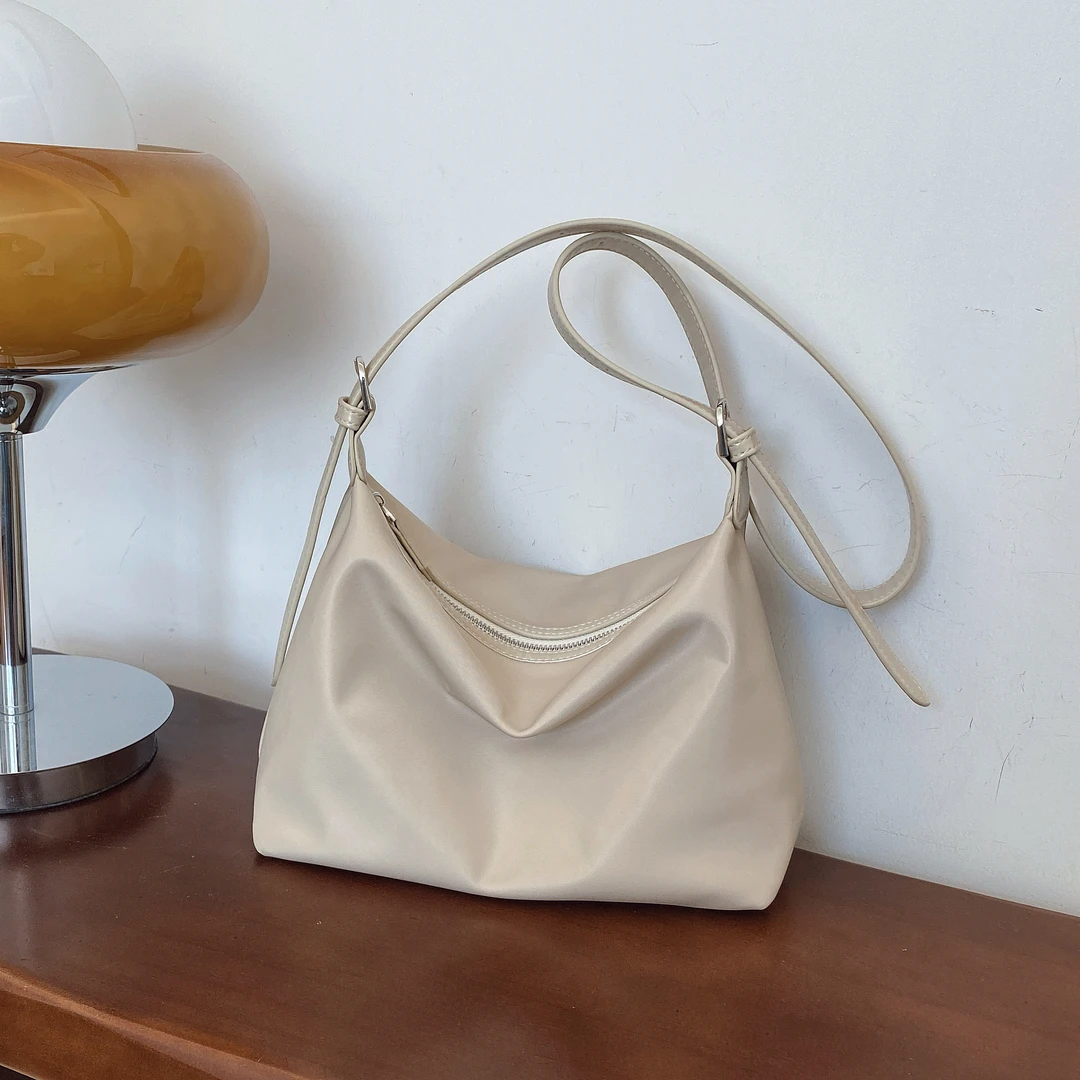 小众饺子包大容量韩版高级感款百搭2025新款时尚腋下包软面托特包