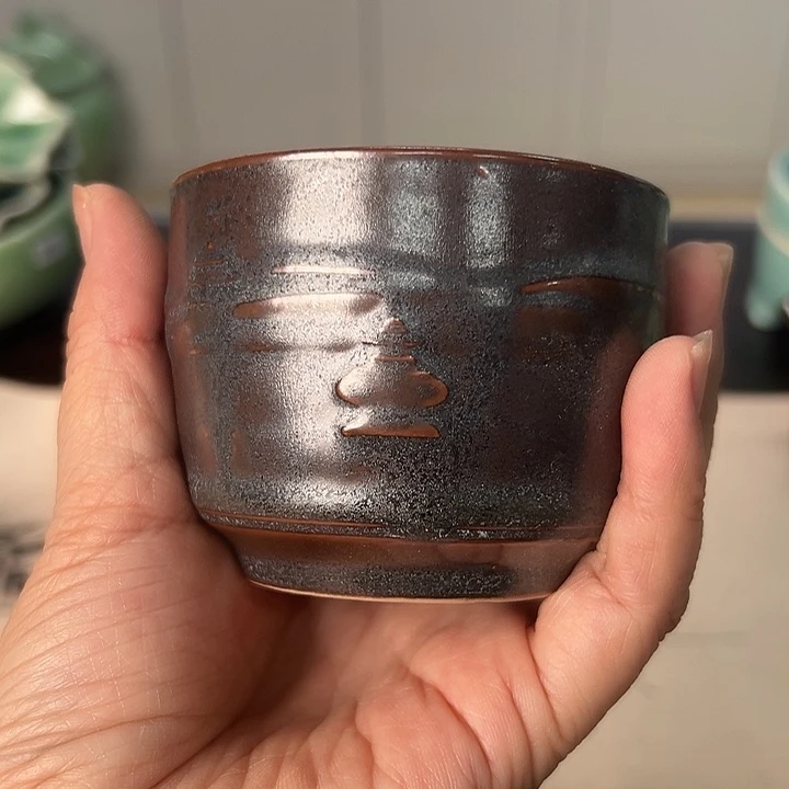 龙泉云间青瓷小米茶器