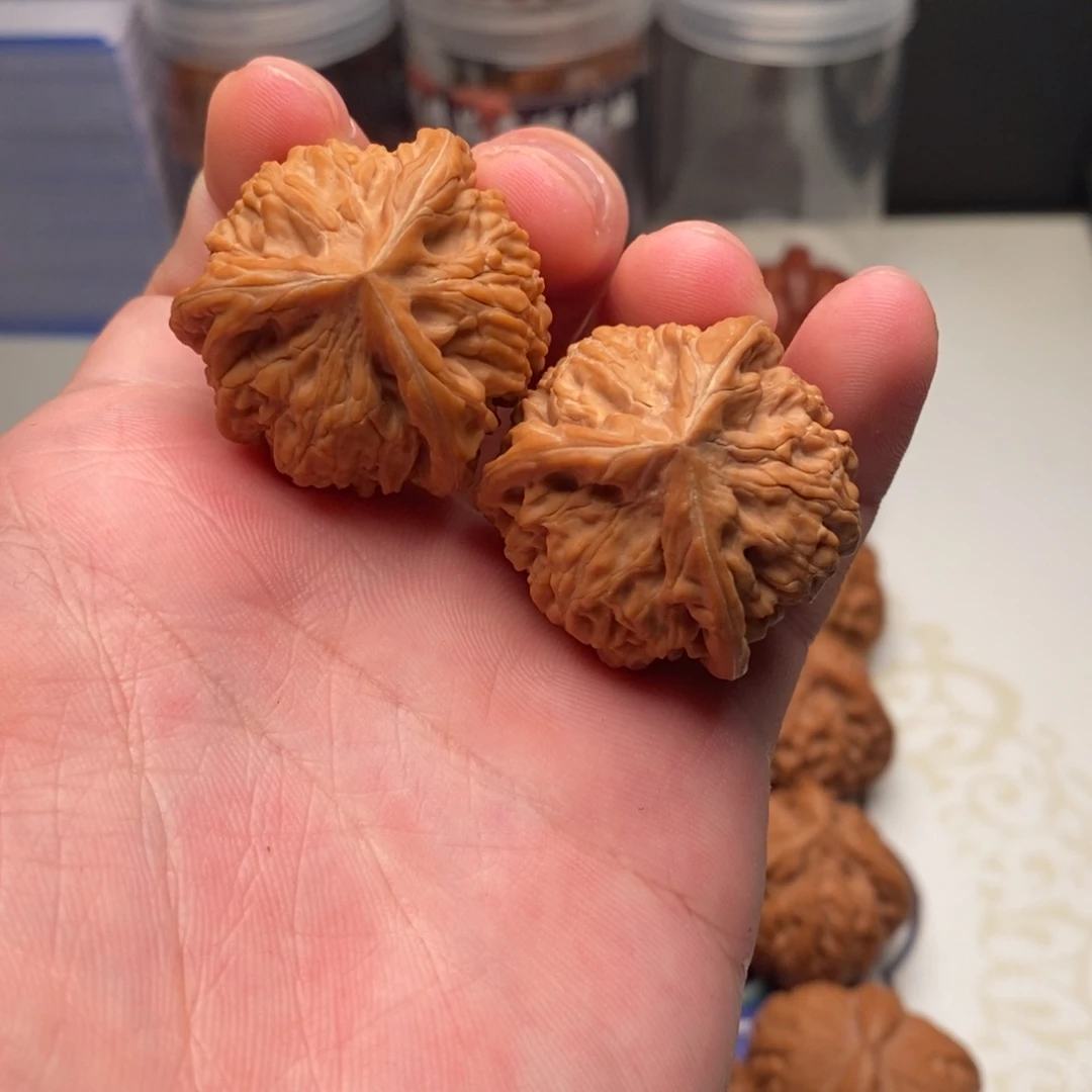 把件文玩核桃33御龙三棱