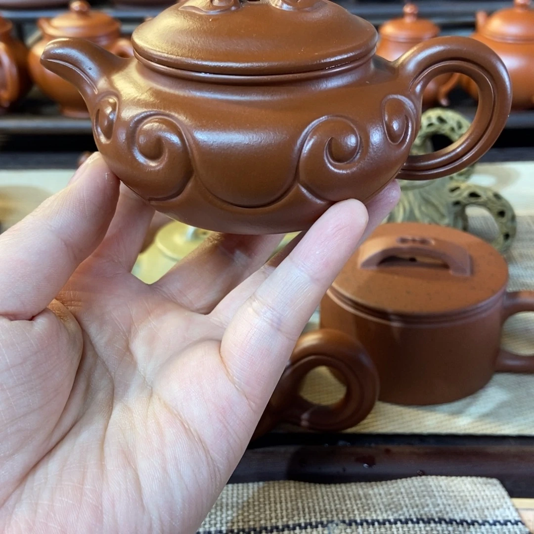 0***手茶壶紫砂全手工制作工艺流程原料制作方法