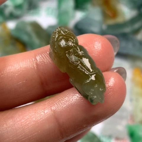 定制翡翠未镶嵌梵****7翡翠