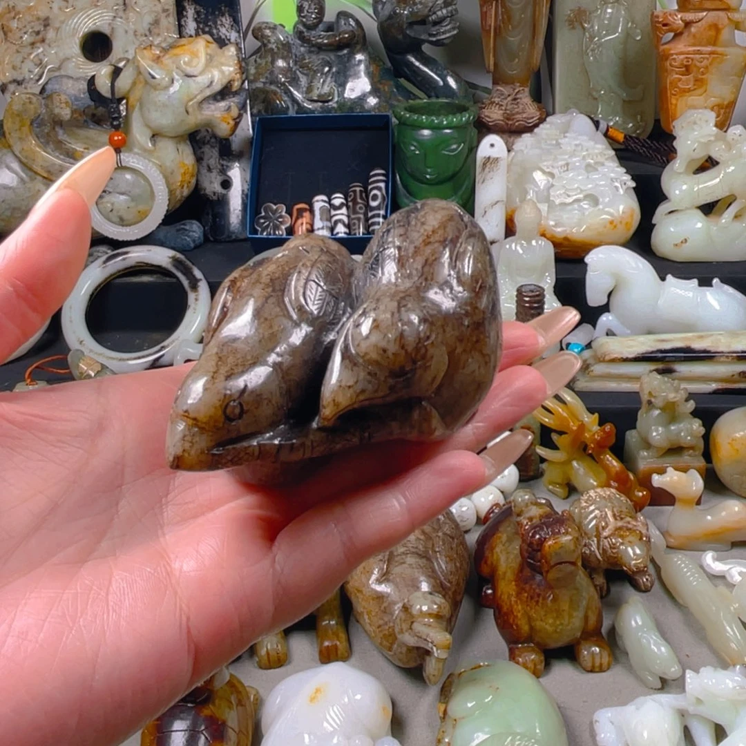 和田玉挂件未镶嵌夏*