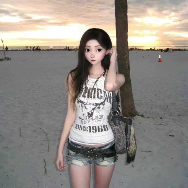 美式纯欲小吊带背心女夏季修身设计感小众显瘦百搭上衣服