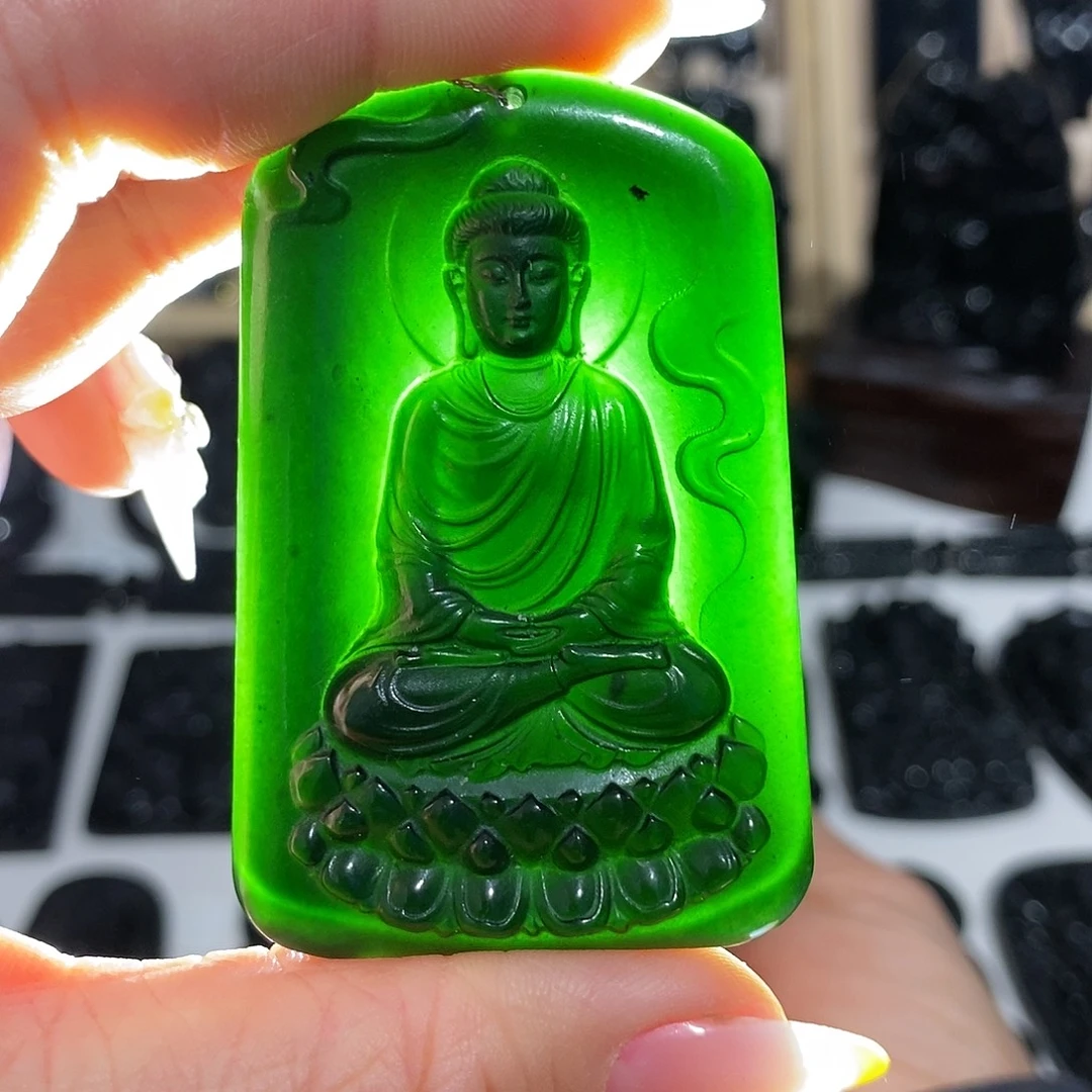 岫玉未镶嵌纯天然岫玉颈饰