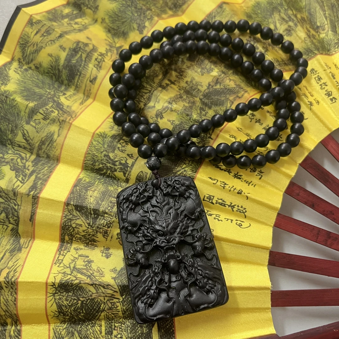 玖 药珀龙牌吊坠