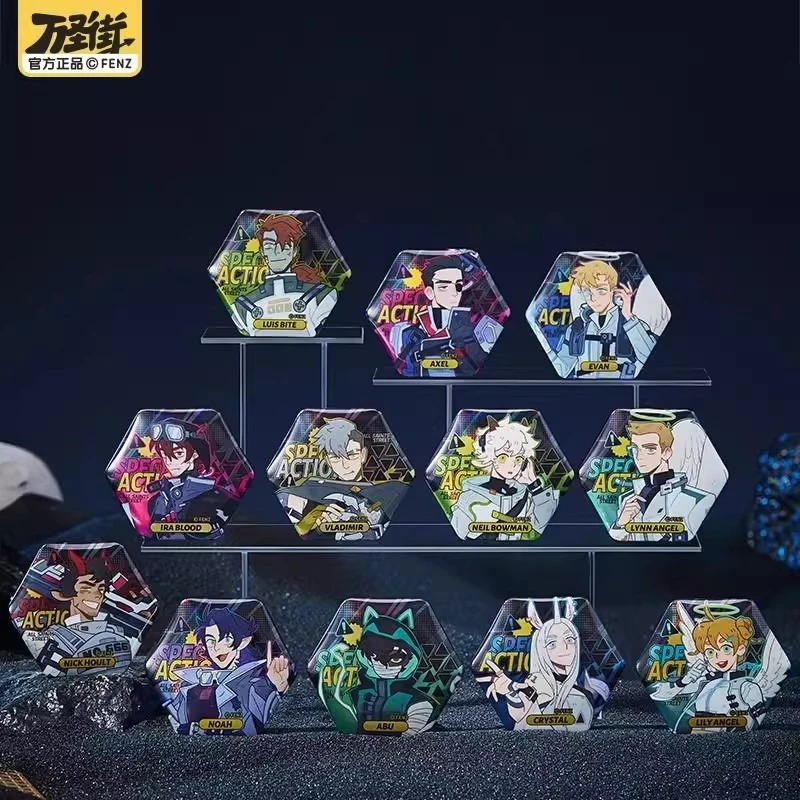 万圣街特别行动系列徽章透卡镭射票潮玩周边动漫二次元收藏(代拆)