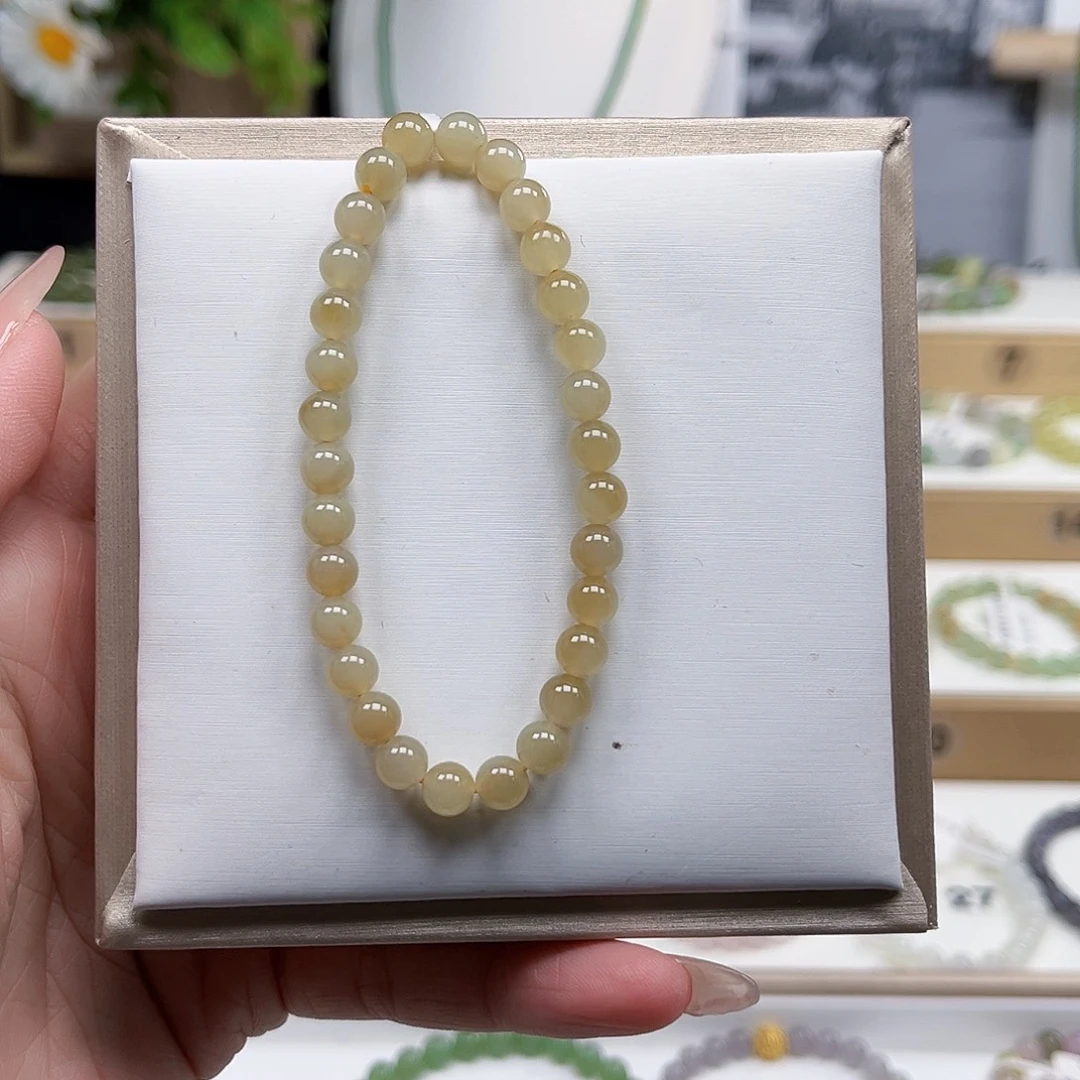 小***灵和田玉未镶嵌手串