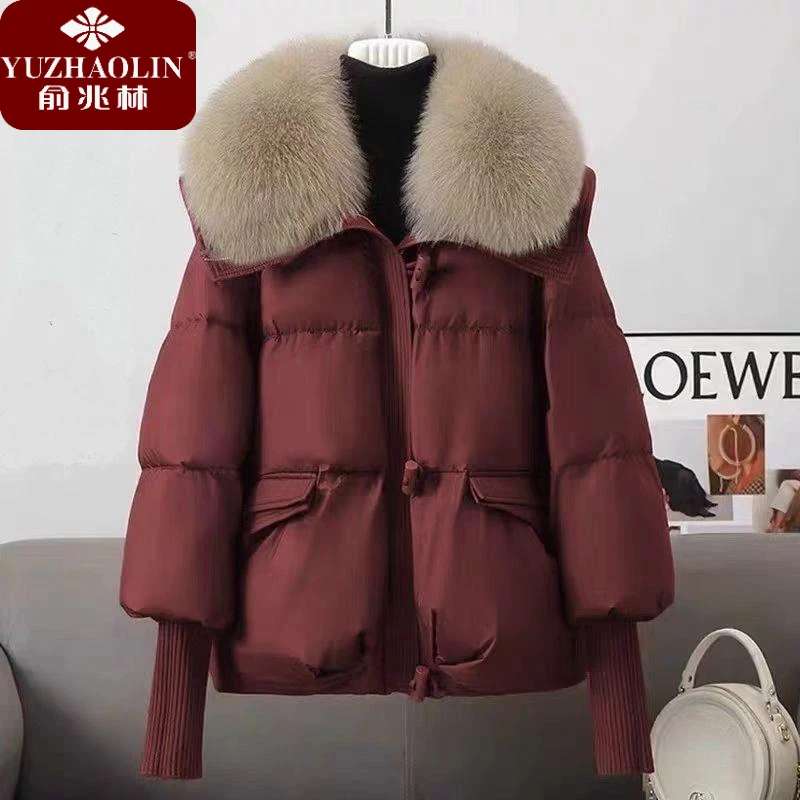 俞兆林2025秋冬新爆款棉服女短款时尚洋气韩版宽松棉衣女妈妈秋装