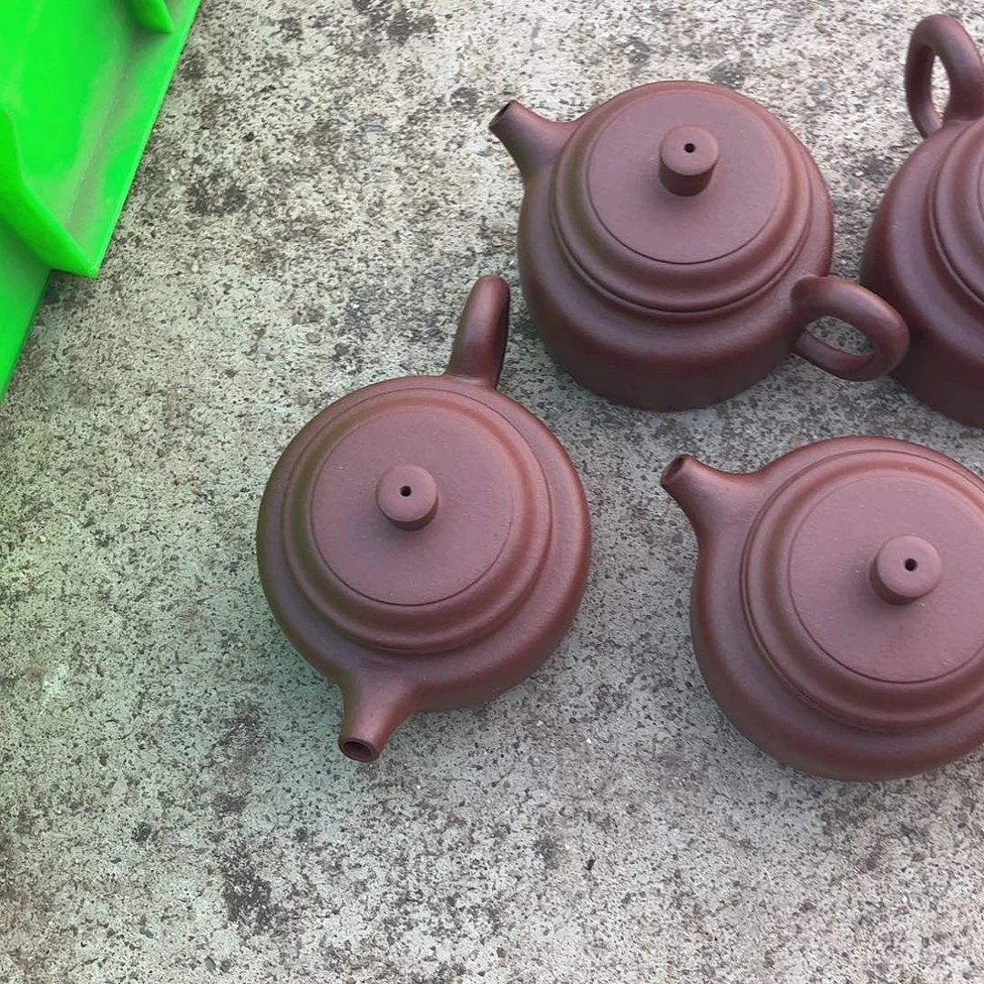 紫砂茶壶中槽清德中200左右大瑕疵