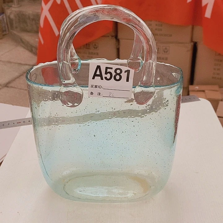 玻璃手工艺品高19.19孤品并粉福利