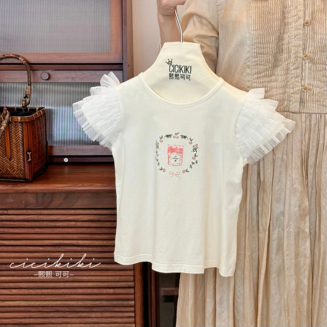 【桃心】2025儿童夏季新款休闲时尚品质T恤 熙熙可可TX2535