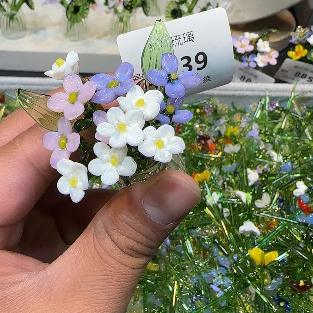 琉璃手工艺品929插花