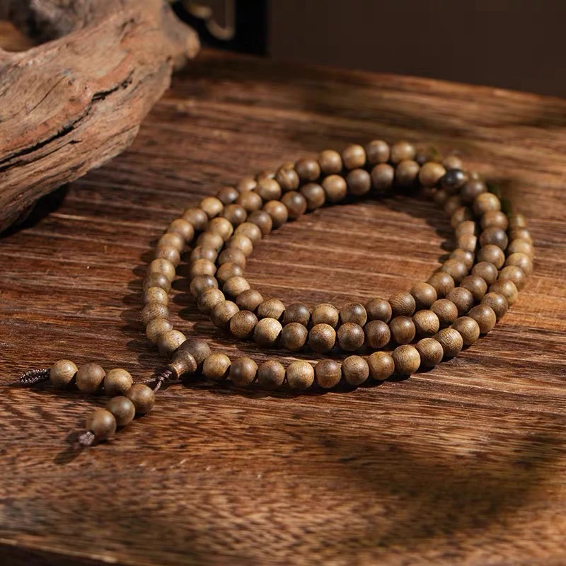 沉香奇楠沉香08多圈108颗.多样性发一