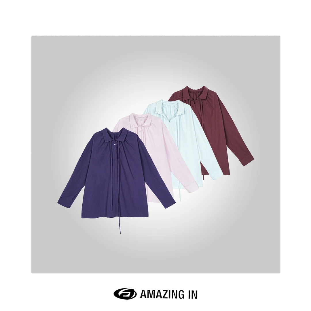 AMAZING IN | 1oo%棉 | 时尚小众设计百搭衬衫 A250304-WSJ-SY316