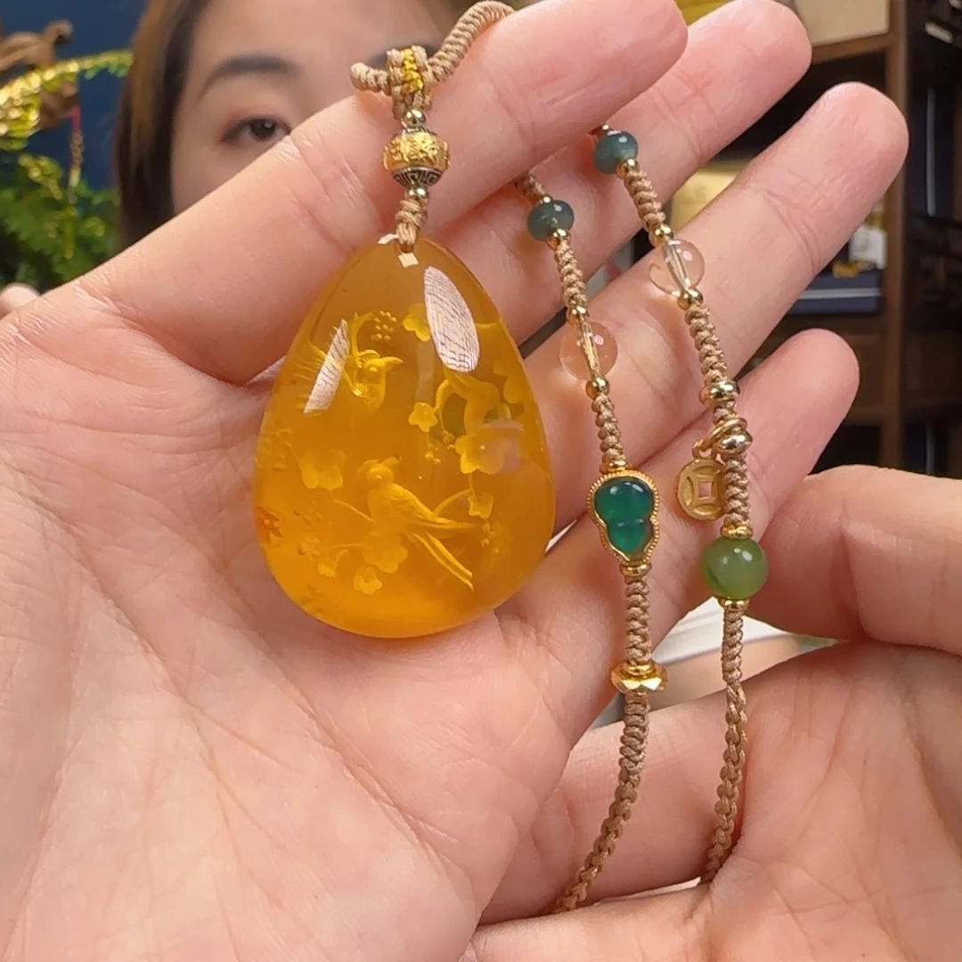 未镶嵌颈饰蜜蜡111111111