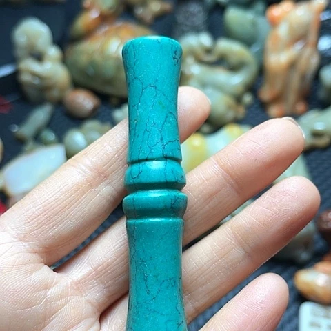 白玉菩提吊坠摆件