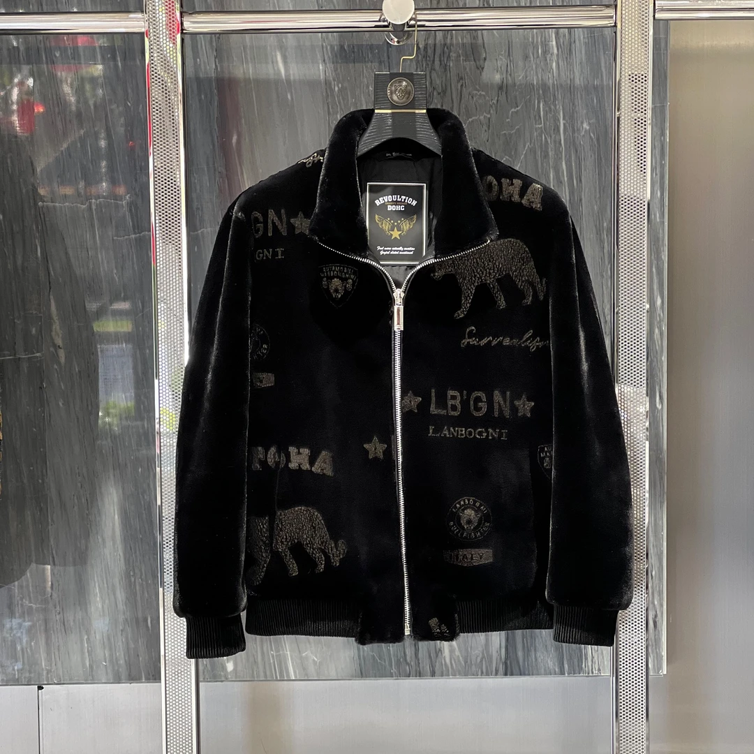 【男狼甄选】冬季新款男士修身保暖显瘦轻奢欧货精品时尚潮流 外套