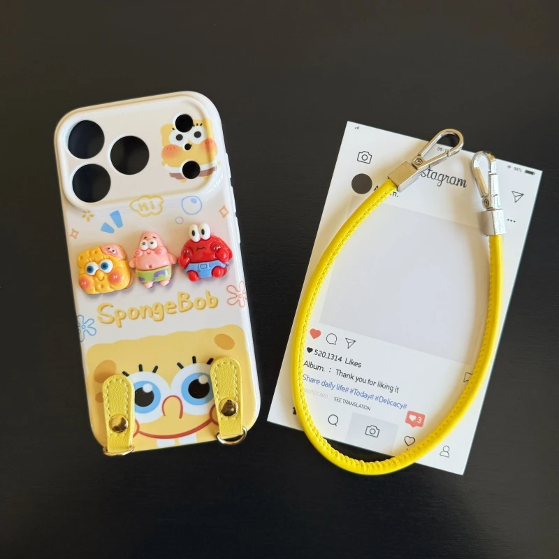 海绵宝宝菲林软壳适用苹果17promax手机壳16华为vivo小米oppo荣耀