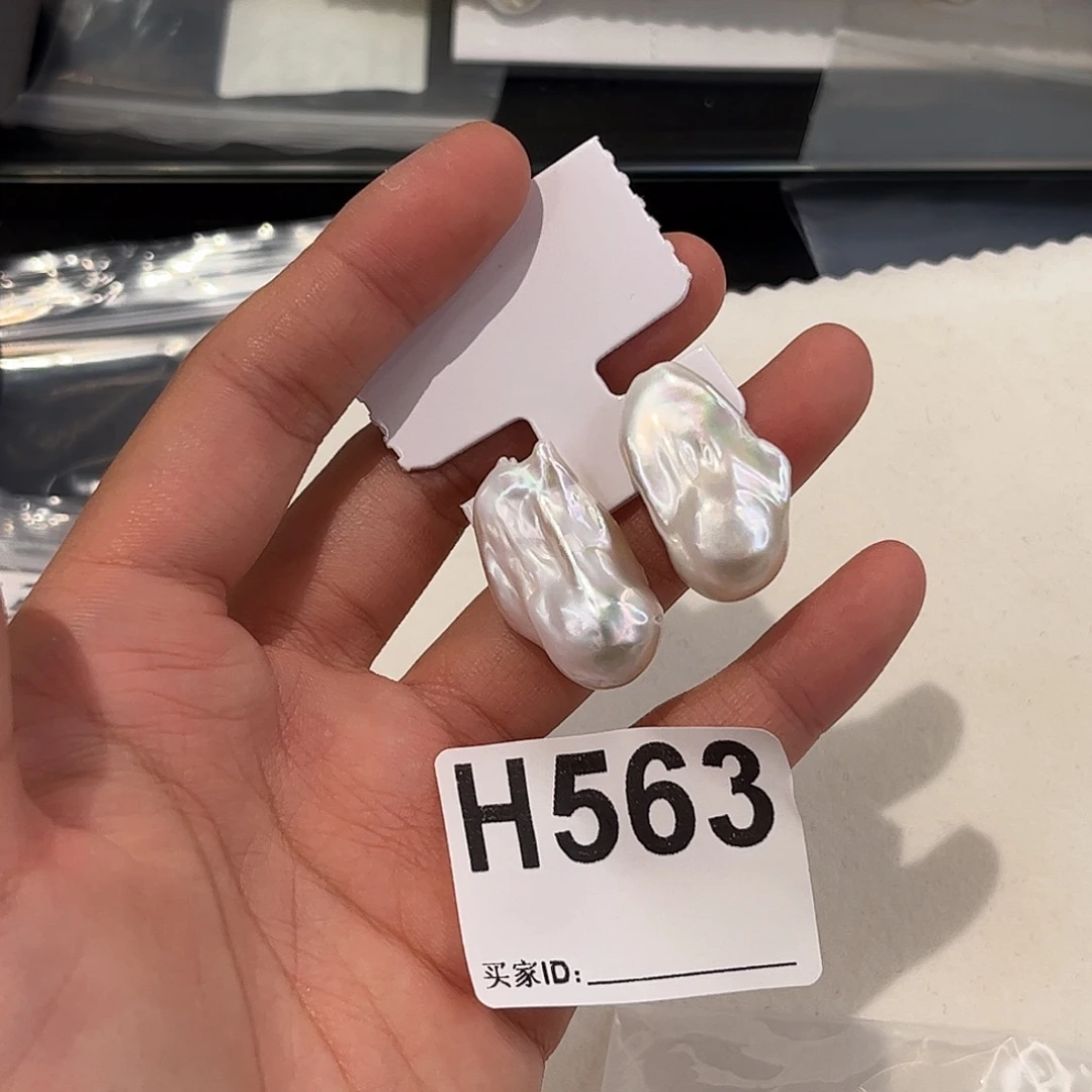 耳饰淡水珍珠银S925镶嵌