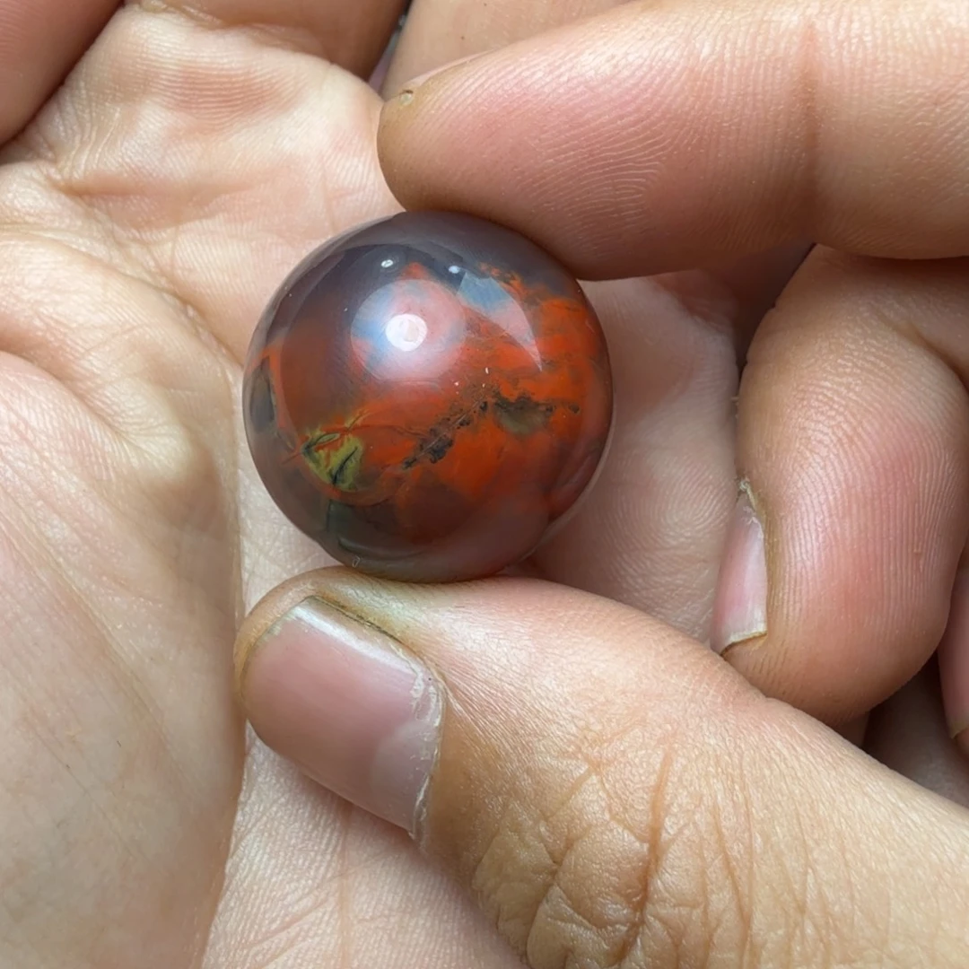 翩***舟颈饰未镶嵌南红玛瑙