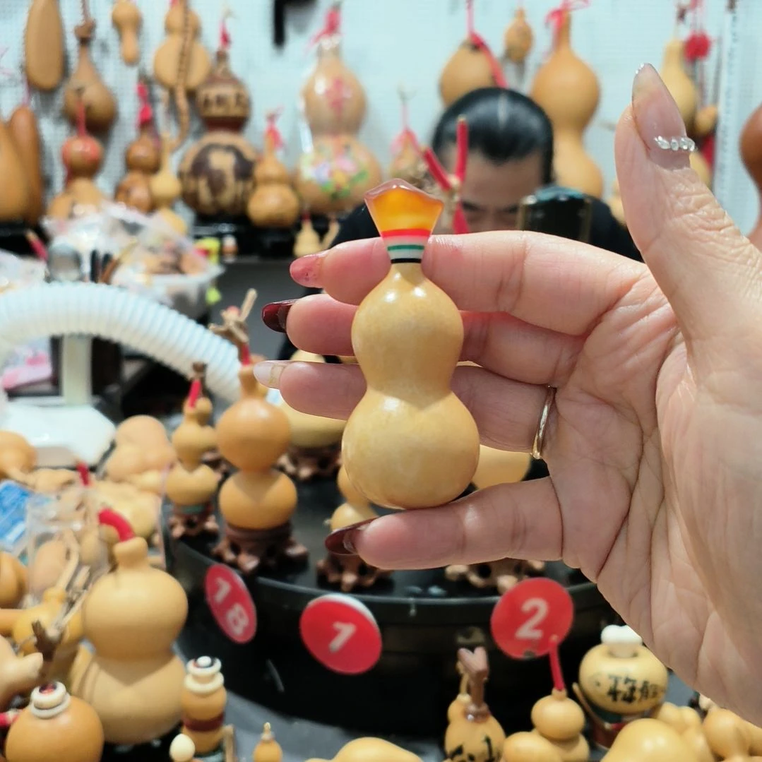 钢*儿葫芦福禄双全手把件