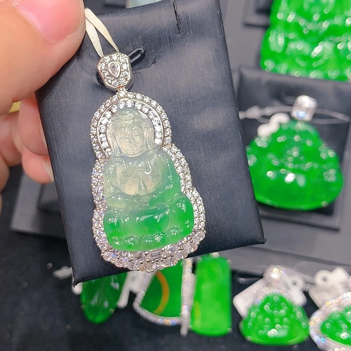 颈饰未镶嵌翡翠08552