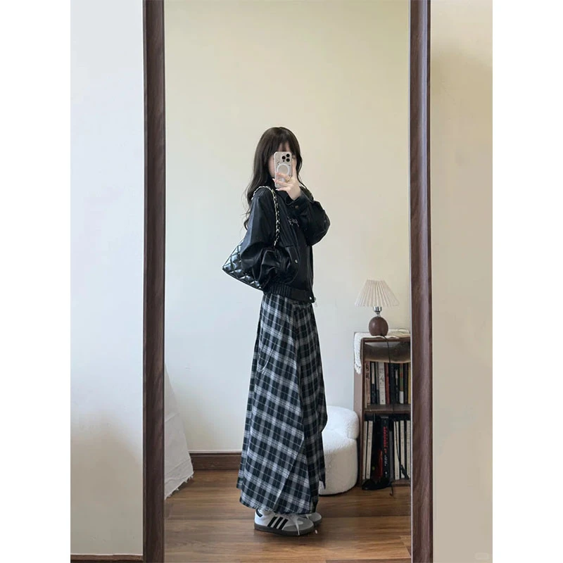 2025秋季新款修身显瘦百搭宽松通勤风外套上衣时尚不规则半身裙女