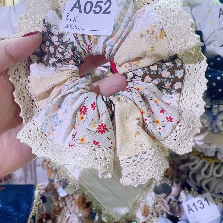 非金属布艺复古发圈