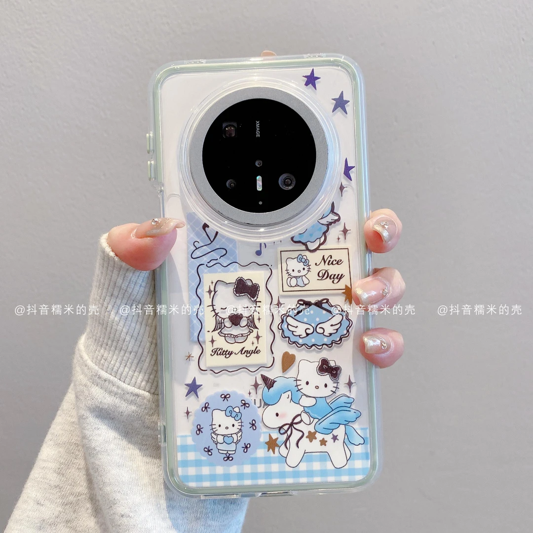 （华为mate系列）三合一炫彩适用华为mate70pro/60手机壳凯蒂天使