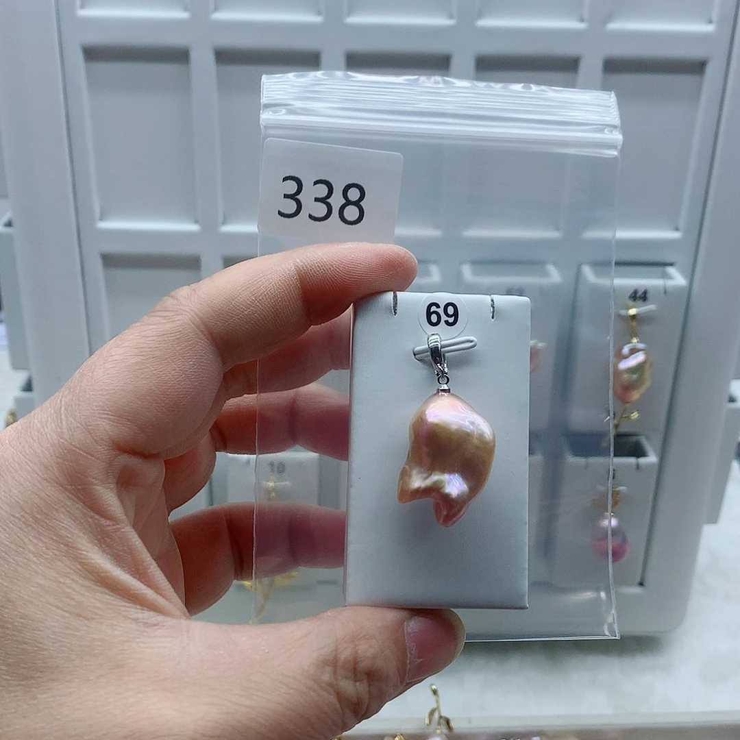 吊坠(不含链)淡水珍珠合金