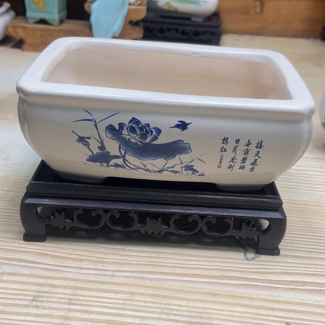 瓷片陶瓷花盆陶瓷艺术