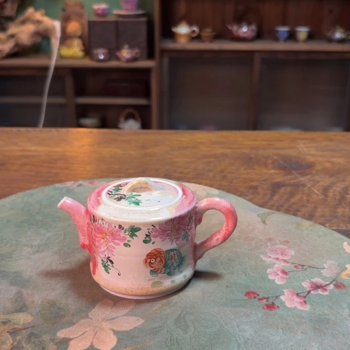 柴烧纯手工手绘陶瓷