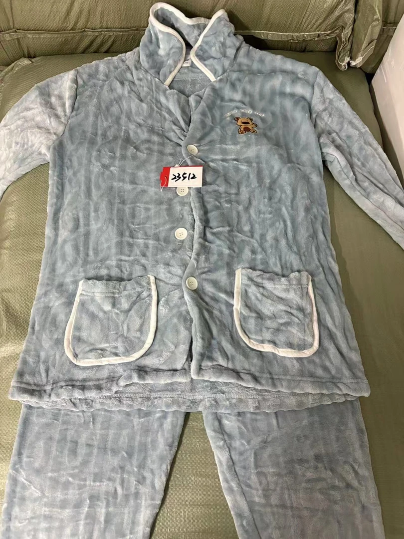 【23512】男女同款睡衣套装优雅简约可外穿家居