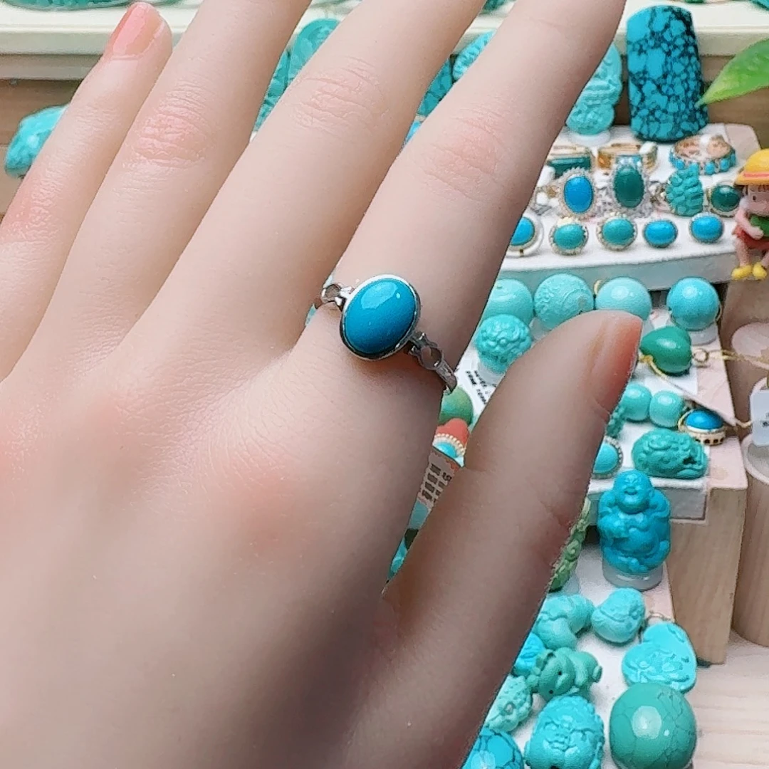 绿松石未镶嵌戒指