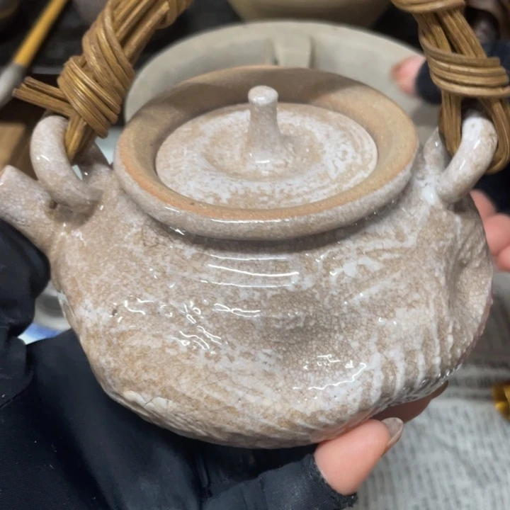 陶中古工艺品摆件