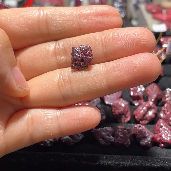 天然辰砂晶体级无根砂2.2克