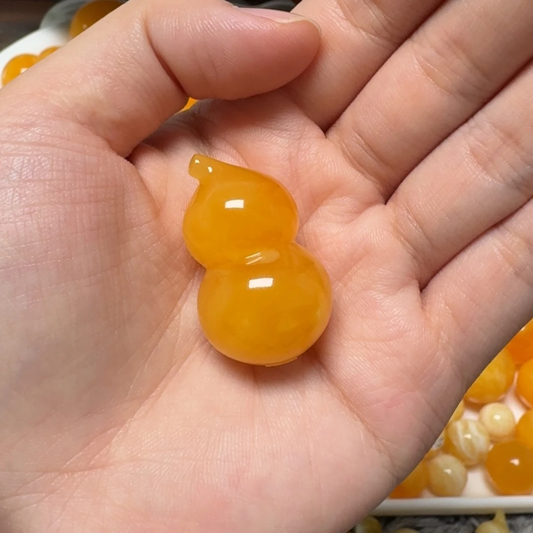 琥珀未镶嵌裸石蜜蜡葫芦