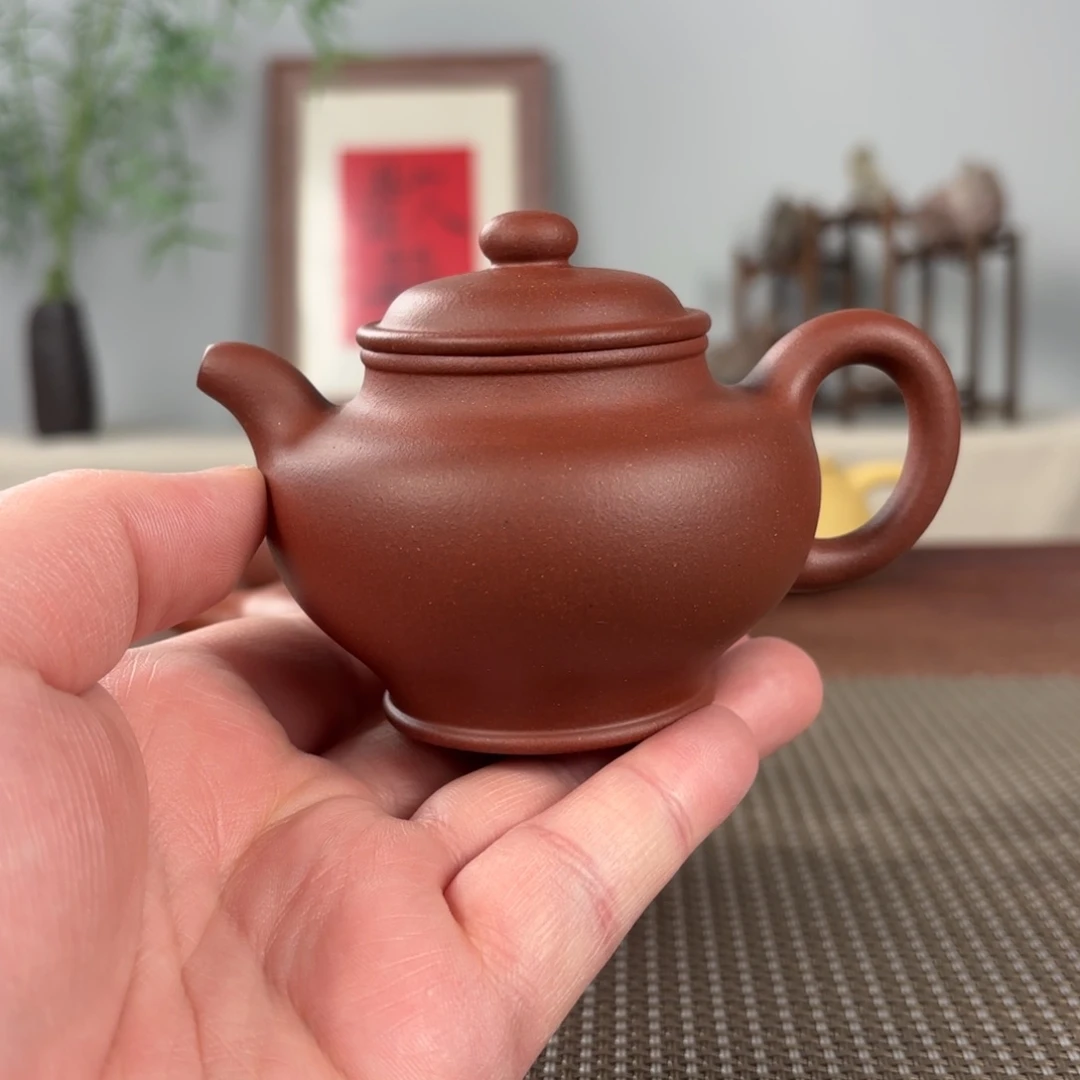 紫砂茶壶闭*！黄龙山原矿紫砂壶150