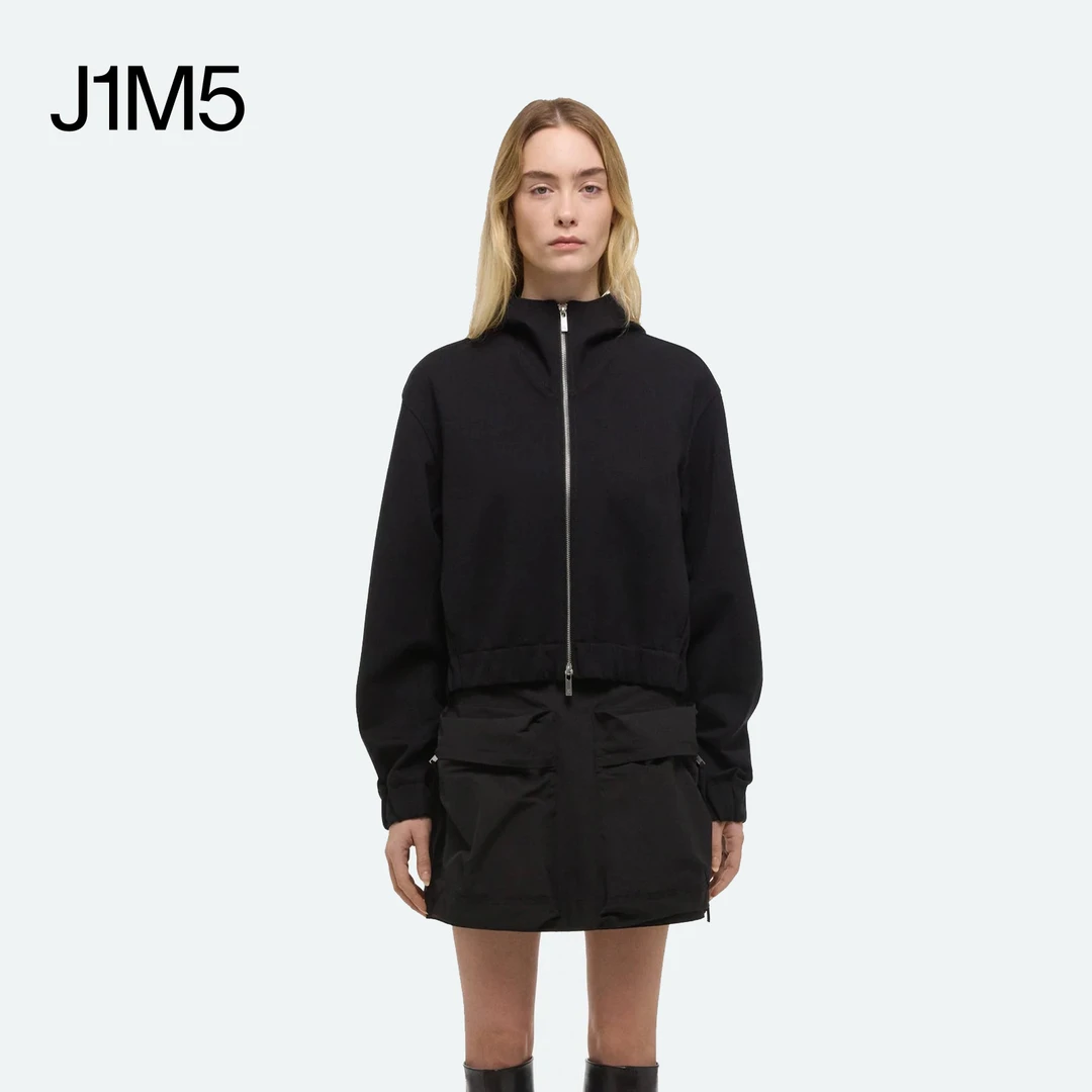 J1M5买手店 HELMUT LANG 26早春 拉链连帽收腰夹克 设计师品牌